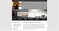 Desktop Screenshot of personal-injury-ontario.ca